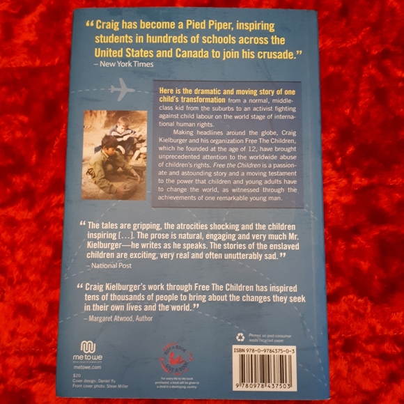 FREE THE CHILDREN  Craig Kielburger paperback - Picture 2 of 3